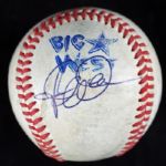 Jered Weaver Signed Big West Game Used College Baseball