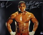Mike Tyson Signed 16" x 20" Color Photo w/"Baddest Man on the Planet" Insc. (PSA/DNA + Tristar)