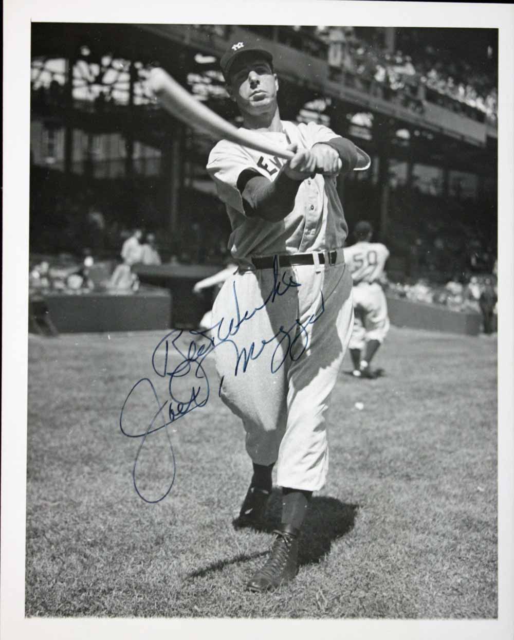 Lot Detail Joe Dimaggio Signed Vintage X Wire Photo W Best