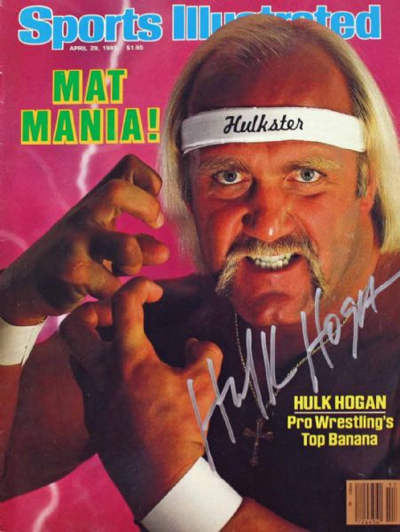 Hulk Hogan Signed April 1985 Sports Illustrated
