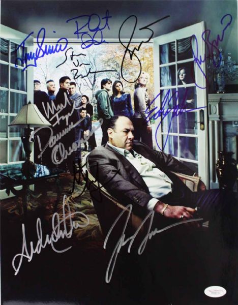 The Sopranos Cast Signed 11" x 14" Color Photo (11 Sigs) (JSA)