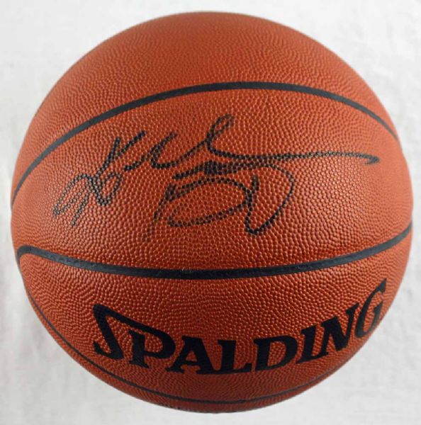 Kobe Bryant Signed Spalding Leather Game Model Basketball w/Full Name Sig (PSA/DNA)