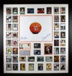 NBAs 50 Greatest Players MASSIVE Custom Framed Autograph Display (UDA, PSA & JSA)