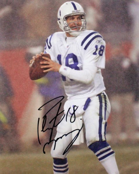 Peyton Manning Signed 8" x 10" Color Photo