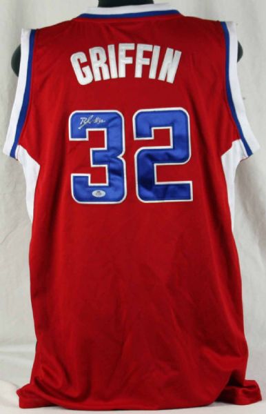 Blake Griffin Signed Clippers Pro Model Jersey (Red Away)