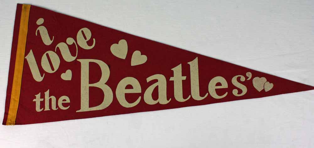 Lot Detail Beatles Original I Love The Beatles Pennant From