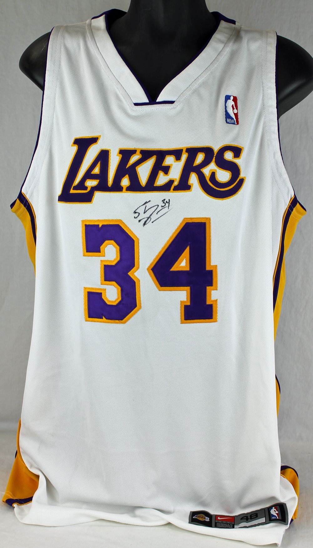 shaq lakers jersey blue