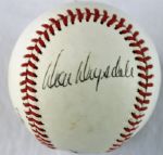 Don Drysdale & Orel Hershiser Dual Signed ONL Baseball (PSA/DNA)