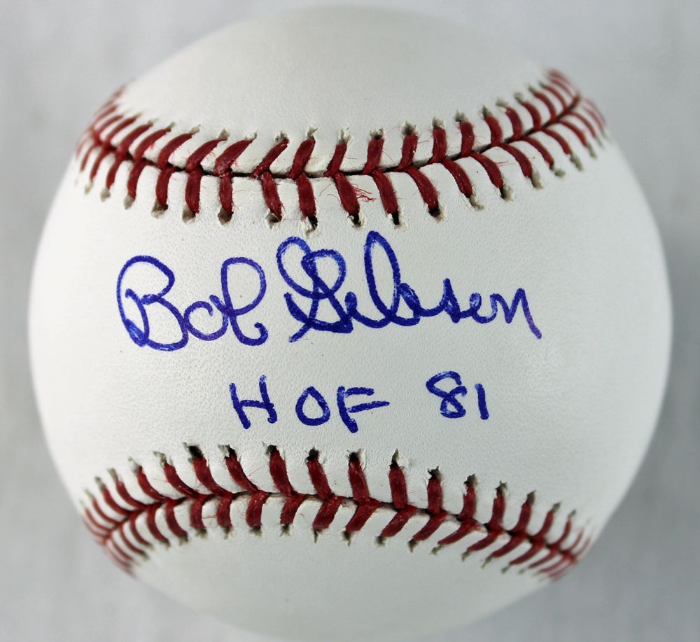 Lot Detail Bob Gibson Signed Oml Baseball With Hof Inscription