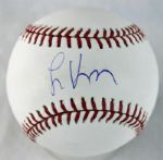 Larry King Signed OML Baseball (PSA/DNA)