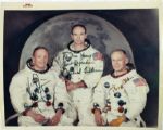Apollo 11: Crew Signed Official NASA 8" x 10" Color Photograph Inscribed to Former Chicago Cubs Player Don Young! (JSA)