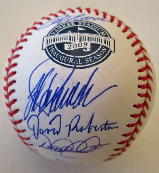 2009 NY Yankees Team Signed OML Baseball - 22 Signatures - World Champions! (PSA/DNA)