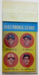 Pete Rose Original 1963 Topps Production Negative - Actial Negative Used to Make Roses Historic Rookie Card!