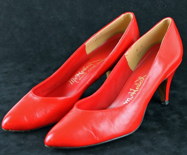 Marilyn Monroe Personally Owned & Worn Red High Heel Shoes (ex. Rothstein Estate)