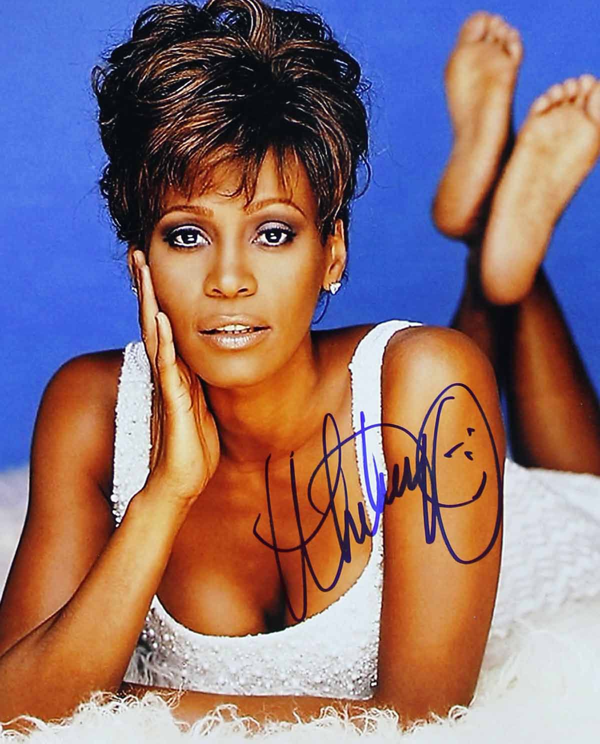 Whitney Houston legendary singer Reprint Signed 8x10" Photo RP #1 