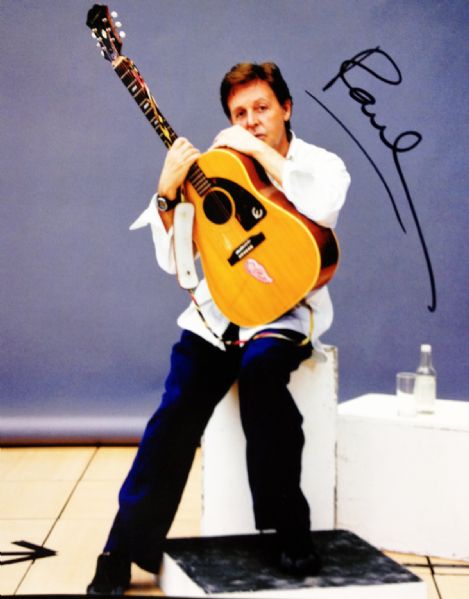 Paul McCartney Signed 8" x 10" Color Photo