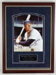 Mickey Mantle Signed 11" x 14" Color Photo w/"No. 7" Insc. In Custom Framed Display (PSA/DNA)