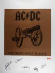 AC/DC Group Signed Limited Edition A/P Lithograph: "For Those About to Rock" (JSA)
