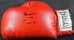 Muhammad Ali Signed Everlast Boxing Glove with Scarce "aka Cassius Clay" Inscription (JSA)