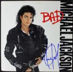 Michael Jackson Signed "Bad" Record Album (PSA/DNA)
