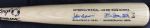 Hank Aaron & Sadaharu Oh Dual Signed Limited Edition (#124/500) "International Home Run Kings" Bat (PSA/DNA)
