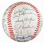 1963 Los Angeles Dodgers (World Champs!) Team Signed Ball (26 Sigs)(JSA)