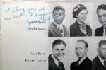 Jackie Robinson Double Signed 1937 High School Yearbook (JSA)