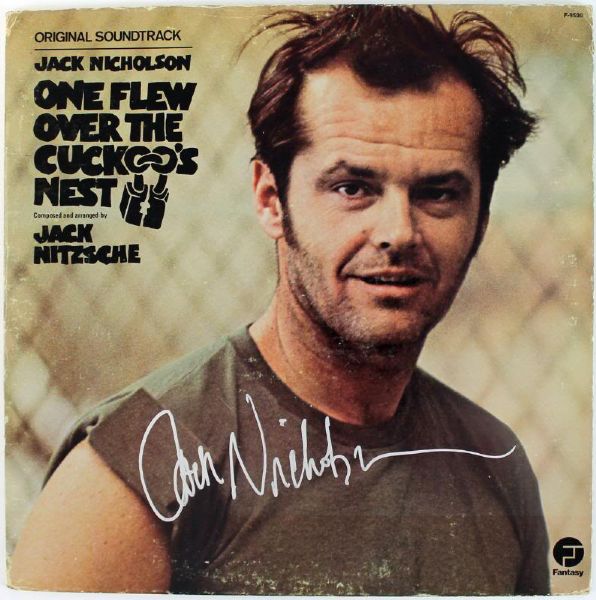 Jack Nicholson Signed "One Who Flew Over the Cukoos Nest" Signed Soundtrack Album (JSA)
