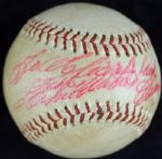 Roberto Clemente Superb Sweet Spot Signed Game Used ONL Baseball (June 30, 1968) (JSA)