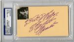 Roberto Clemente Phenomenal Vintage Ink Signature with Salutation (PSA/DNA Encapsulated)