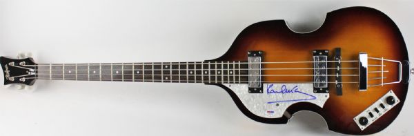 The Beatles: Paul McCartney Superbly Signed Hofner Personal Model Bass Guitar - PSA/DNA Graded MINT 9!