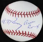 Mitt & Ann Romney Choice Signed OML Baseball (PSA/DNA)