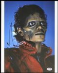 Michael Jackson Signed 11" x 14" Color Photo from "Thriller" (PSA/DNA)