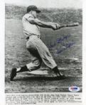 Roger Maris Superb Signed 8" x 10" B&W Photo - 61st Home Run Swing! (PSA/DNA)