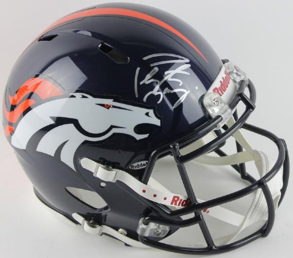Peyton Manning Signed Broncos Revolution Game Model Helmet (PSA/DNA & JSA)