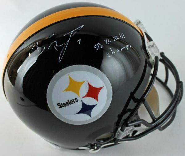 Ben Roethlisberger Signed Steelers Full Sized PROLINE Helmet with Rare "SB XL, XLIII Champs" Insc. (JSA & PSA/DNA)