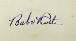 Babe Ruth Phenomenal Fountain Pen Autograph in Custom Framed Display (PSA/DNA)