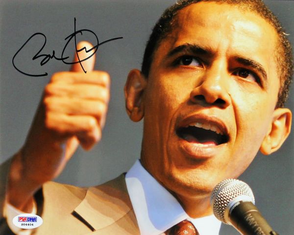 President Barack Obama Signed 8" x 10" Color Photo (PSA/DNA)