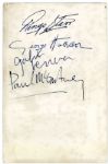 The Beatles Signed 1962 Parlaphone Promotional Photo with Exceptional Signatures (Caiazzo LOA)