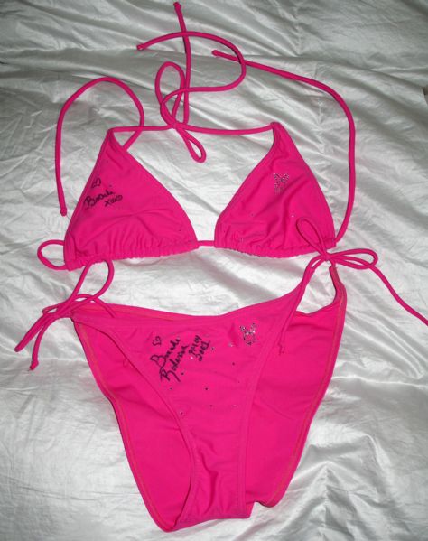 Brande Roderick Personally Owned & Worn 2-Piece Playboy Bikini (w/Photo in Bikini!)