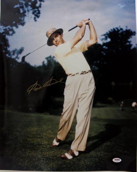 Sam Snead Signed 16 x 20 Glossy Photo (PSA/DNA)