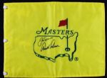 Jack Nicklaus & Arnold Palmer Rare Dual Signed UNDATED Masters Pin Flag (JSA)