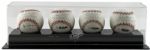 Sandy Koufax Set of Four (4) Unique Signed & Inscribed Stat Baseballs - 1 of Only 4 Sets in Existence! (UDA)