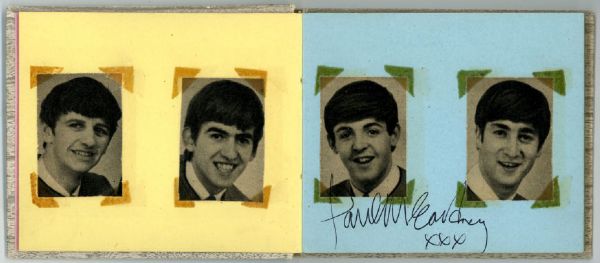The Beatles: Vintage 1963 Paul McCartney Signed Autograph Page (REAL/Epperson & Tracks)
