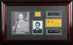 John Gotti Signed Envelope Panel in Custom Framed Display (PSA/DNA)