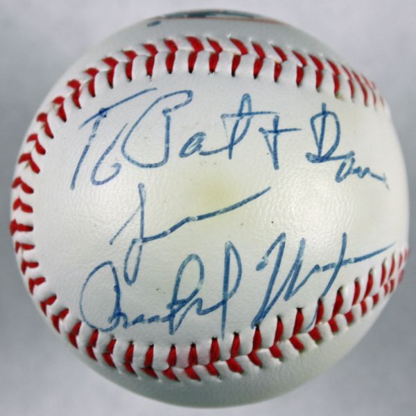 President Richard Nixon Signed NY Mets Souvenir Model Baseball (JSA)
