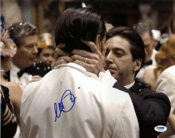 Al Pacino "Godfather II" Signed "Kiss of Death" Scene 11x14 Photo PSA/DNA Graded GEM MINT 10!