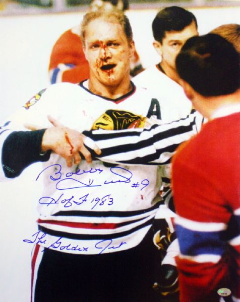 Bobby Hull Signed & Inscribed "The Golden Jet" 16" x 20" Photo (PSA/DNA)