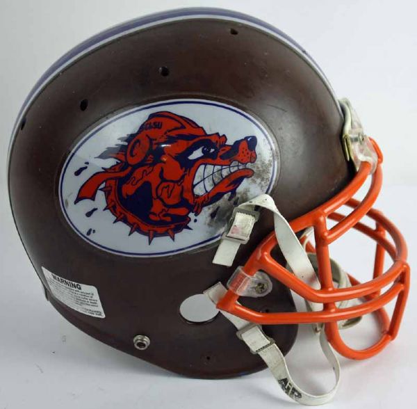 The Waterboy: Film Used Mud Dogs Full Sized Game Model Football Helmet