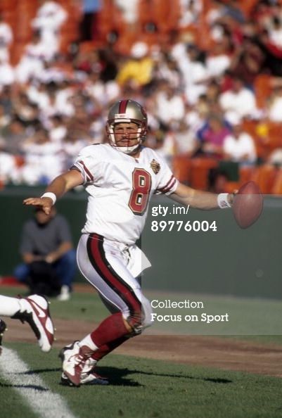 The odd 49ers number font during the 1996 season